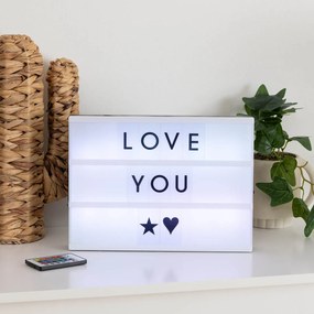 Διακοσμητικό Φωτιστικό LED A-S Lightbox Changing Color 150684