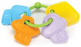 Μασητική Κουδουνίστρα Οδοντοφυΐας Rattle Keys KYSA-1037 Multi Green Toys Πλαστικό