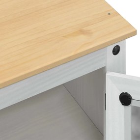 vidaXL Ντουλάπι Μπάνιου Λευκό 50 x 40 x 185 εκ. Στερεά ξυλεία πεύκου