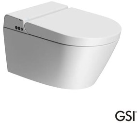 GSI Pura 59 Swirlflush Λεκάνη Κρεμαστή με Ενσωματωμένο Ηλεκτρονικό Κάλυμμα Μπιντέ White Matt