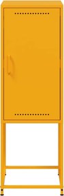 vidaXL Ντουλάπι Μουσταρδί 36x39x107 εκ. από Ατσάλι