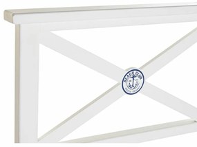Κεφαλάρι κρεβατιού DKD Home Decor Μπλε Λευκό Ξύλο 180 x 6 x 120 cm