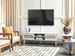 Τραπέζι Tv Berwyn 532, Άσπρο, Beige, 140x45x39cm, 22 kg | Epipla1.gr