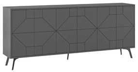 Μπουφές μελαμίνης Dune Megapap χρώμα ανθρακί 184x35x77,4εκ. - GP037-0068,2