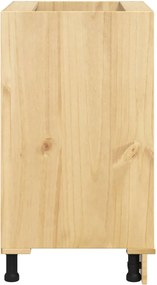vidaXL Ντουλαπιού (Cabinet) SKI Μέλι Καφέ 60 x 46 x 81 εκ