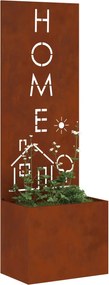 vidaXL Οθόνη Ιδιωτικότητας Κήπου Σκ rusty 50 x 150 cm