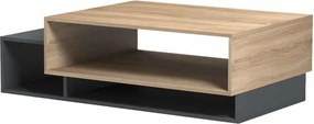 Τραπέζι σαλονιού Dekost sonoma-ανθρακί 105x50x32εκ