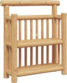 vidaXL Ράφι Τοίχου Επιτοίχιο Φυσικό 40 x 13 x 44 εκ. Μπαμπού