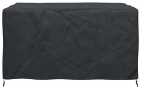 vidaXL Κάλυμμα επίπλων Μονόχρωμο Μαύρο 180 x 150 x 85 εκ. 420D