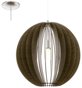 Φωτιστικό Οροφής Cossano 94636 Brown Eglo Metal,Wood