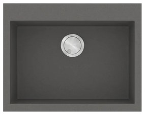 Νεροχύτης Κουζίνας 60x50cm Ένθετος Eρμάριο 60cm Γρανίτης Sanitec Ulta Granite 809-35-Pietra