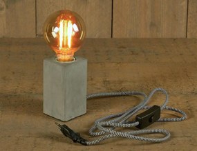 ΦΩΤΙΣΤΙΚΆ ΕΠΙΔΑΠΈΔΙΑ &amp; ΕΠΙΤΡΑΠΈΖΙΑ TABLE LAMP E27 CONCRETE GREY 11 CM ANNAS COLLECTIO