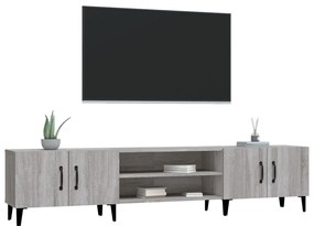 vidaXL Έπιπλο Τηλεόρασης Γκρι Sonoma 180x31,5x40 εκ. από Επεξεργ. Ξύλο