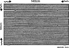 Headboard Fuga 140 - Shiny White White