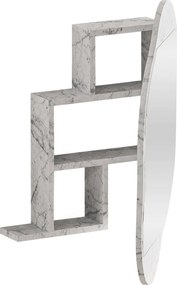 Καθρέπτης Μπάνιου με Ντουλάπι Carrara CLOUD 13x60x75