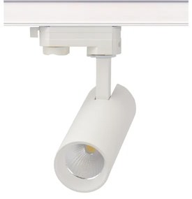 Σποτ Φωτιστικό Ράγας LED 10W Τριφασικό IP20 3000K Soline ACA-SOLINE1030W4-Λευκό SOLINE1030W4