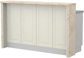 Πάγκος νησίδας Toscana-Μήκος: 160 εκ.-Latino marble