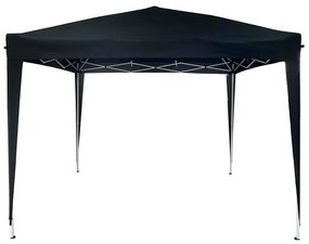 Easy-up Collapsible Party Tent 3 x 3 Meter Black Hi-point