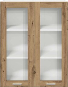 vidaXL Κρεμαστό ντουλάπι με αποθήκευση Artisan Oak 80 x 31 x 100 εκ.