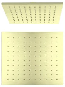 Sparke LUME-17 Κεφαλή Ντουζ Τετράγωνη Χρυσό 25x25cm