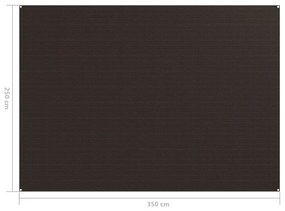 Χαλί Σκηνής Καφέ 250 x 350 εκ.