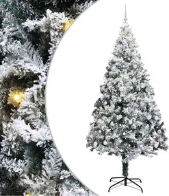 vidaXL Τεχνητό Χριστουγεννιάτικο Δέντρο με 300 LED Λευκό 240 cm