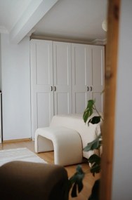 Pouffe Nu Bench - White White