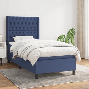 ΚΡΕΒΑΤΙ BOXSPRING ΜΕ ΣΤΡΩΜΑ ΜΠΛΕ 90X200 ΕΚ.ΥΦΑΣΜΑΤΙΝΟ 3131647