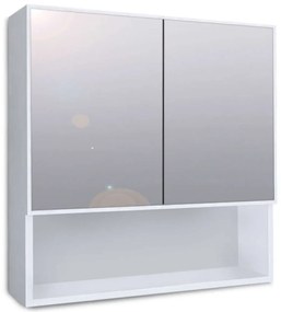 Καθρέπτης Μπάνιου Με Ντουλάπι Minore 0213513 70x17x70cm White Μελαμίνη