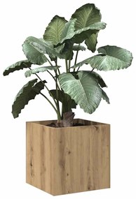 vidaXL Κουτί γλάστρας Artisan Oak 40x40x40 cm Κατασκευασμένο ξύλο