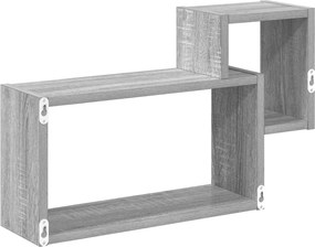 vidaXL Ράφι Τοίχου Γκρι Sonoma 55 x 15 x 35 εκ.