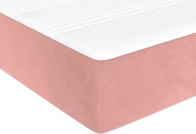 vidaXL Στρώμα με Pocket Springs 80 x 220 x 20 εκ. Ροζ