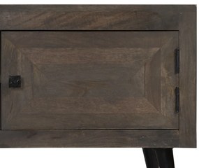vidaXL Έπιπλο Τηλεόρασης 140 x 30 x 45 εκ. από Μασίφ Ξύλο Μάνγκο