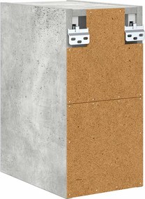 vidaXL Κρεμαστό ντουλάπι Σκυρόδεμα Γκρι 20 x 29,5 x 40 εκ.