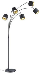 Φωτιστικό Δαπέδου Tommy με μαύρα ή λευκά καπέλα Trio Lighting-R46330579-Μαύρο R46330579