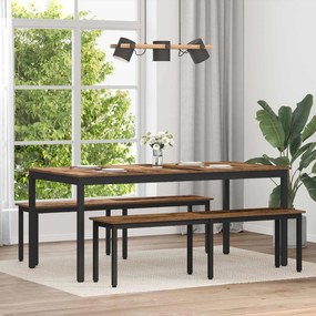 vidaXL Τραπεζαρίες Επεξεργασμένο ξύλο