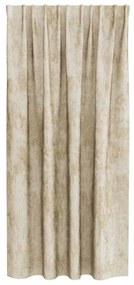 vidaXL Κουρτίνα με κουρτίνες 2 pcs Κρεμ 175 x 140 εκ. Βελούδο