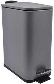 Κάδος Απορριμμάτων Soft Close 811830 5lt Grey Ankor Stainless Steel