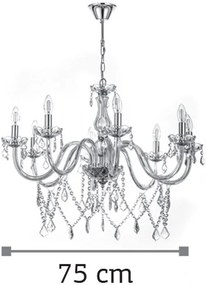 Φωτιστικό οροφής InLight 5314-8 Πολύφωτο-Μελί