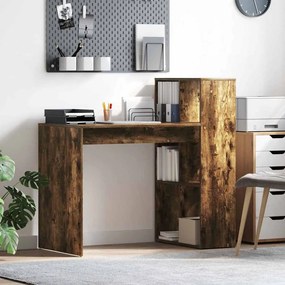 vidaXL Γραφείο Καπνιστό Δρύς 108 x 55 x 103 cm Επεξεργασμένο Ξύλο