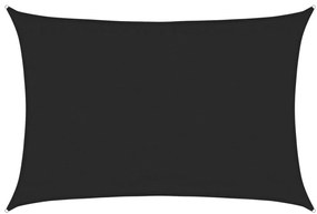 vidaXL Πανί Σκίασης Μαύρο 3,5 x 5 μ. από HDPE 160 γρ./μ²
