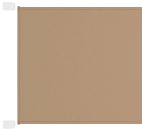 Τέντα Κάθετη Taupe 180 x 600 εκ. από Ύφασμα Oxford - Μπεζ-Γκρι