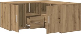 vidaXL Ντουλάπι Γωνιακό Αρτισιανή Δρυς 160x40x45 εκ. από Επεξ. Ξύλο