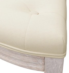 vidaXL Πάγκος 110,5 x 45 x 49 εκ. Λινός