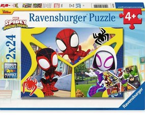 Παζλ Marvel Spidey 5729 Και Οι Καταπληκτικοί Φίλοι Του 2x24Τμχ. Multi Ravensburger