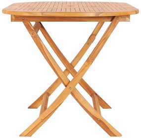 vidaXL Τραπέζι Κήπου Πτυσσόμενο 160 x 80 x 75 εκ. από Μασίφ Ξύλο Teak