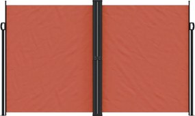 vidaXL Σκίαστρο Πλαϊνό Συρόμενο Τερακότα 200 x 600 εκ.