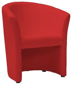 Πολυθρόνα οικολογικό δέρμα κόκκινο TM1CZERP 67x60x76 DIOMMI 80-176 DIOMMI-80-2384