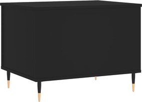 vidaXL Τραπεζάκι Σαλονιού Μαύρο 60x44,5x45 εκ. Επεξεργασμένο Ξύλο