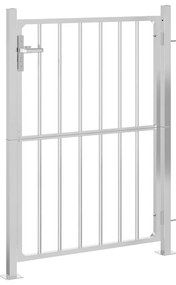 vidaXL Πόρτα Κήπου 100x120 εκ. από Ανοξείδωτο Ατσάλι